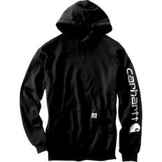 Carhartt Logo Hoodie - Zwart