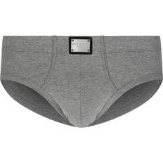 Dolce & Gabbana Gray Men's Underwear Dolce & Gabbana Logo Tag Boxer Briefs Grey