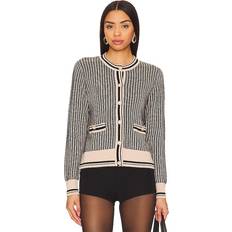 Cashmere Cardigans Cashmere Textured Cardigan - Black