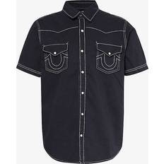 True Religion Men Shirts True Religion Western Cotton Shirt - Jet Black