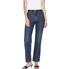 Frame Le Jane Ankle Grazer Jeans - Mid Blue