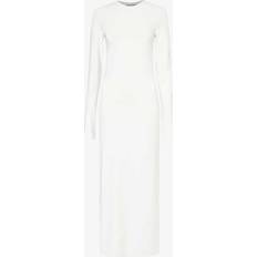 Acne Studios Women Dresses Acne Studios Efenia Round-neck Stretch-woven Maxi Dress - Off White