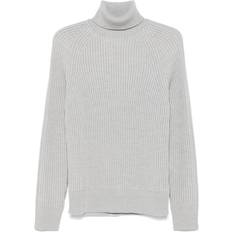 Zanone Ribbed Knit Sweater - Grey