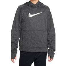 Nike Tops Nike Big Kid's Multi+ Therma-FIT Pullover Hoodie - Black/Anthracite/White (FD3893-010)