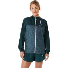 Asics Women's Fujitrail Packable Windbreaker - Blue