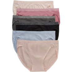 Nylon Panties Hanes Hanes Women's Comfort Flex Fit Seamless Bikini Underwear, 6-Pack, Assorted