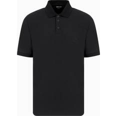 Herren - XXXS Mäntel Stretch Cotton Piqué Polo Shirt - Black