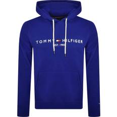 Tommy Hilfiger Logo Hoodie - Blue