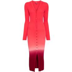 Knitted Dresses - Red Staud Shoko Sweater Dress - Red