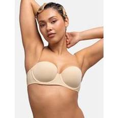 Dorina BH:ar Dorina Balcony Bra Axelbandslös Bandeau Behå - Beige