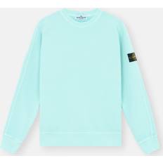 Stone Island Diagonal Organic Cotton Fleece - Bleu Turquoise
