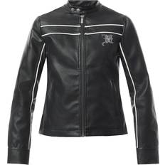 Ed Hardy Panther Lightening PU Jacket - Black