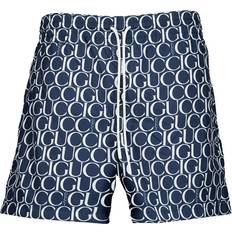 Gucci Swimwear Gucci Monogram Print Swim Shorts - Blue