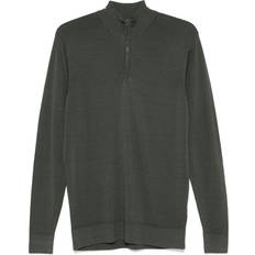 Sunspel Merino Wool Half-Zip Sweater - Green