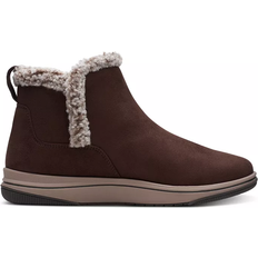 Brown Ankle Boots Clarks Breeze Fur - Dark Brown