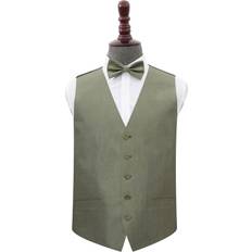 Waistcoat Bow Tie Set - Sage Green