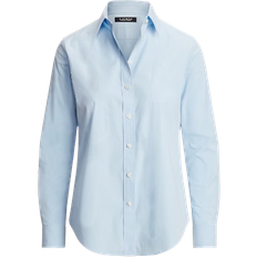 Women Shirts Polo Ralph Lauren Easy Stretch Cotton Shirt in Blue