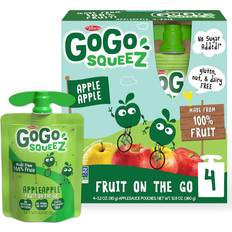 GoGo squeeZ Fruit Blend Snack Apple Apple 3.2oz 4pack