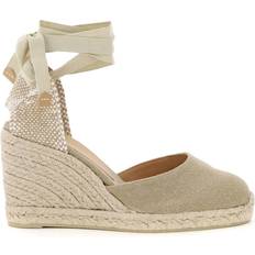 38 - Unisex Espadrillos Castañer Carina Bomuld Carina Bomuld Sko - Beige