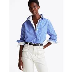 Tommy Hilfiger Women Tops Tommy Hilfiger Ess Poplin Easy Fit Shirt - Blue