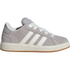 Textile Trainers adidas Kid's Grand Court 00s Shoes - Grey Two/Off White/Gum