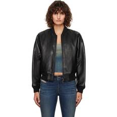 Diesel Women Outerwear Diesel L-Ilan Leather Jacket - Black