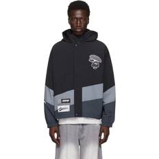 AAPE By A Bathing Ape Ape Black Main Light Weight Jacket - BKX Black