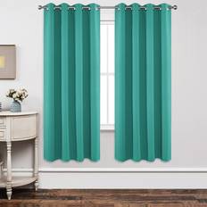 Curtains & Accessories Joydeco Blackout Curtains 72 Inch Length Set of 2