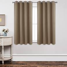 Curtains & Accessories Joydeco Blackout Curtains 63 Inch Length Set of 2