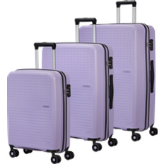 American Tourister Suitcase Sets American Tourister Summer Hit Luggage Set Digital Lavender