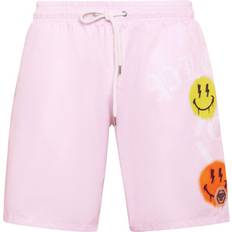 Philipp Plein Swimwear Philipp Plein Logo Print Swim Shorts - Pink