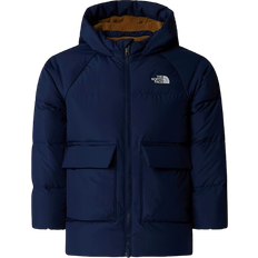 Girls Jackets The North Face Kid's Down Fleece-Lined Parka - Summit Navy