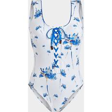 Swimsuits Vilebrequin Herbier One-Piece Swimsuit - Off White