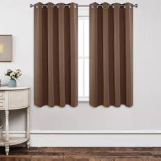 Curtains & Accessories Joydeco Blackout Curtains 63 Inch Length Set of 2