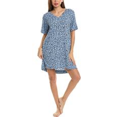 Effen kleur Nachthemden Sleepwear Midi Sleepshirt - Donna Karan