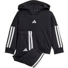 adidas Sportswear Infant Unisex Essentials Tracksuit - Black/White