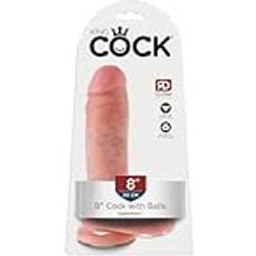 King Cock Dildos Sex Toys King Cock 20 cm Dildo med bollar