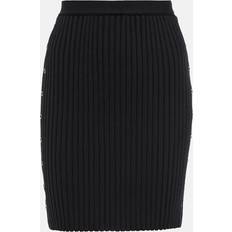 Wolford Kjolar Wolford Mega Rib Skirt With Wool Cut Out Design