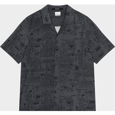 Ksubi Men Shirts Ksubi Men's Verses Camp Shirt - Black