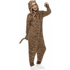 Horror-Shop Tiger Onesie Unisex Tierkostüm Mit Reißverschluss