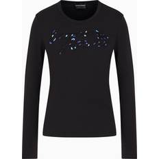 Emporio Armani Supima Jersey Pullover - Black