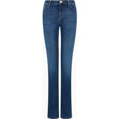 Emporio Armani M Jeans Emporio Armani J85 High-Waisted Slim Straight-Leg Jeans - Denim