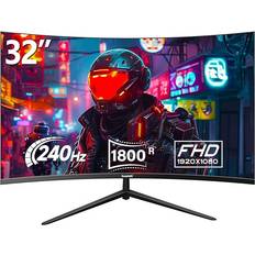 Gawfolk 32 Inch Curved Gaming Monitor