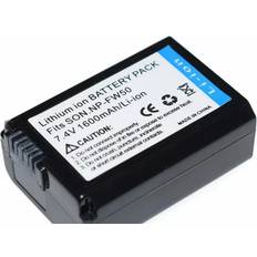 Hellfire Trading NP-FW50 Battery for Sony A6000 A6500 A7R A7R II A7S A7S II A7 A7II RX10