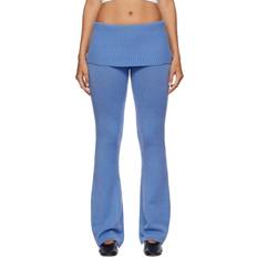 Frankies Bikinis Aimee Knit Lounge Pants - Blue Moon