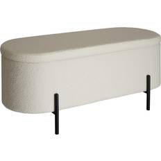Tectake Benches tectake Hallway Lanja Upholstered Built-in-Storage 97 x 36 x 42 cm Storage Bench