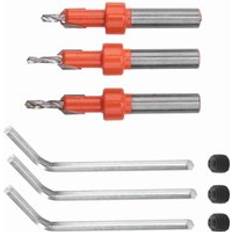 Tlily 3 Pcs Countersink Drill Bit Set
