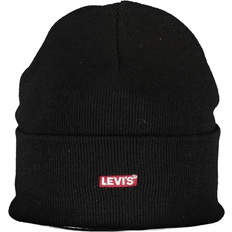 Levi's Dame Tilbehør Levi's Embroidered Logo Beanie - Black