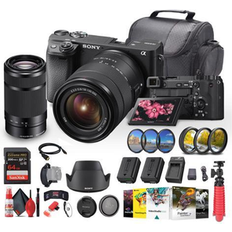 Digital Cameras Sony a6400 Mirrorless Camera with 18-135mm Lens with Real-Time Eye Auto Focus Bundle