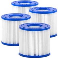 Aiperq VI Filter Cartridge Hot Tub Filter Compatible with Bestway Pool Filter for Lay-Z-Spa Miami Vegas Palm Springs Paris Monaco 4pcs